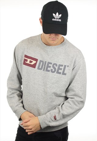 VINTAGE DIESEL SPELL OUT SWEATSHIRT JUMPER