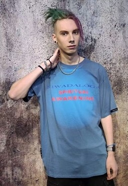 Grunge graffiti tee paint splatter trippy tie-dye t-shirt 