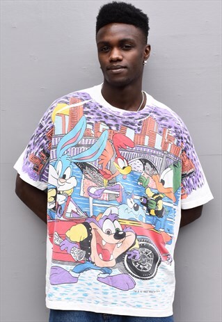 RARE VINTAGE 1993 WARNER BROTHERS LOONEY TUNES T-SHIRT