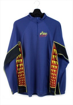 90s ASICS Tripaw vintage nylon sweatshirt jersey