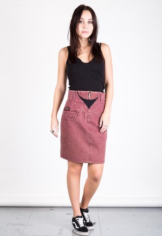 VINTAGE 80S DENIM SKIRT