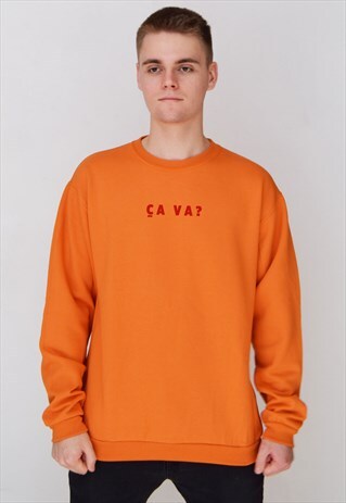 ORANGE CA VA? (RED) SWEATSHIRT