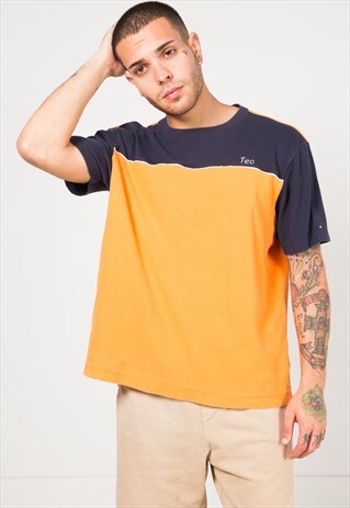 VINTAGE 80'S TOMMY HILFIGER SPORT T-SHIRT / S0396