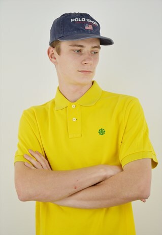VINTAGE NIKE CIRCLE LOGO POLO SHIRT FOR MEN