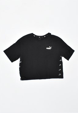 Vintage 90's Puma T-Shirt Top Black
