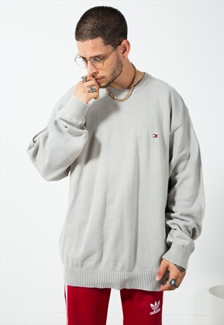 VINTAGE 80S TOMMY HILFIGER KNIT JUMPER / S567