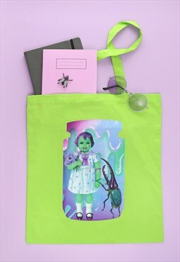 Lucy And The Creature Green Tote Bag