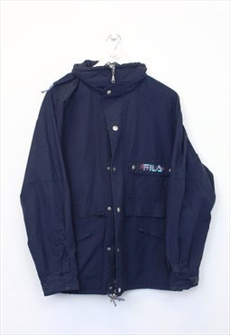 Vintage Fila jacket in navy. Best fits XL