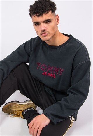 90S TOMMY HILFIGER SWEATSHIRT CREW NECK SWEATER