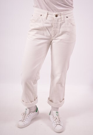VINTAGE LEE JEANS STRAIGHT WHITE
