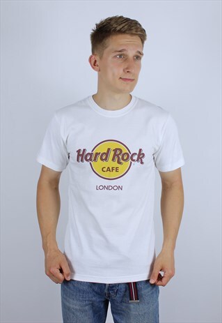 VINTAGE HARD ROCK CAFE LONDON T-SHIRT PRINT