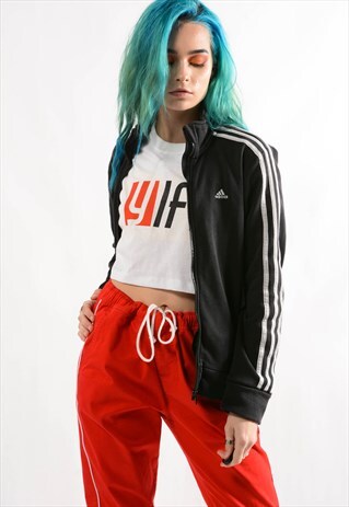 VINTAGE ADIDAS ZIP UP SWEATSHIRT