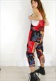 ETHNIC COTTON LONG PATCHWORK DUNGAREES