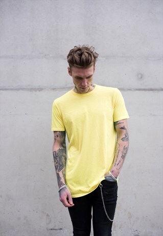 ESSENTIAL BLANK T-SHIRT - DAISY YELLOW