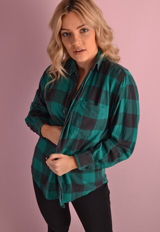 CHECK FLANNEL SHIRT GRS905