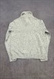 CHAPS KNITTED JUMPER SPECKLED PATTERNED CHUNKY KNIT SWEATER