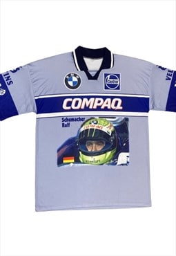F1 Ralf Schumacher Blue Racing Jersey  2XL