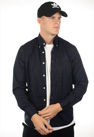VINTAGE FRED PERRY SMALL LOGO LONG SLEEVE SHIRT