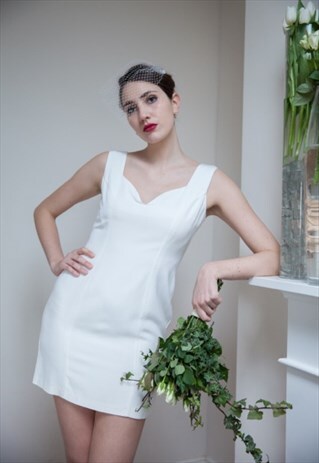 STUNNING SIMPLE 90'S SHIFT DRESS AND JACKET WITH A 60'S FEEL