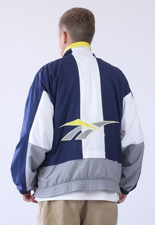 VINTAGE MENS REEBOK BIG LOGO SUIT JACKET