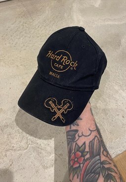 Vintage 90s Hard Rock Cafe Embroidered Hat Cap