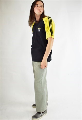 VINTAGE 90S ADIDAS CASUAL 'COLUMBUS CREW' FOOTBALL T-SHIRT