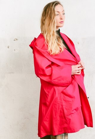 VINTAGE 90S HOT PINK COTTON JACKET