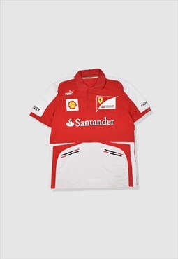 Scuderia Ferrari F1 Formula 1 Team Racing Polo Shirt in Red