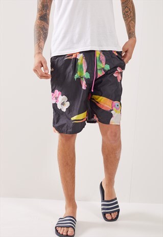 VINTAGE PATTERNED FESTIVAL SHORTS