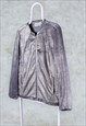 VINTAGE CALVIN KLEIN JACKET SILVER SHINY SNAKESKIN LARGE