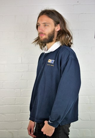 VINTAGE 90'S REEBOK 1/4 BUTTON SWEATSHIRT