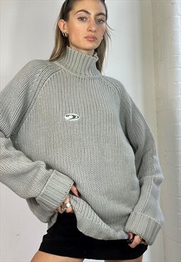 Vintage Y2k O'Neill Knitted Jumper Sweatshirt Turtle Neck