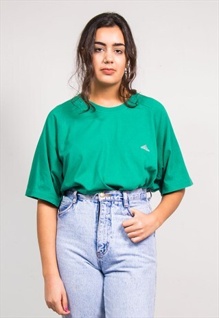VINTAGE 90'S GREEN ADIDAS OVERSIZE T-SHIRT
