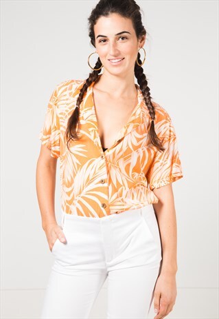 VINTAGE 80S HAWAIIAN SHIRT / S1654