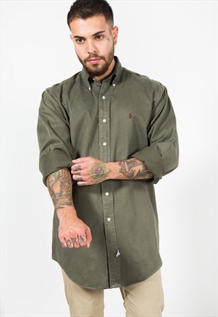 VINTAGE 80S POLO RALPH LAUREN SHIRT 0080 / 300-5