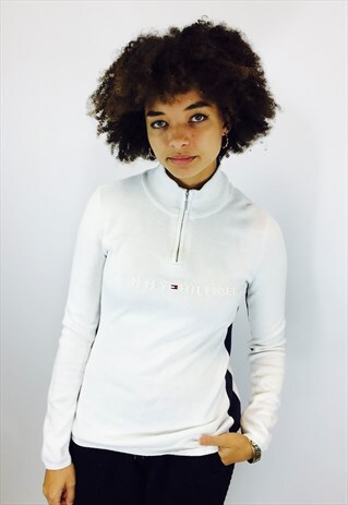 TOMMY HILFIGER BIG LOGO COTTON KNIT JUMPER