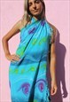 BEACH SARONG IN BLUE