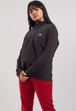 VINTAGE THE NORTH FACE 1/4 ZIP SWEATSHIRT