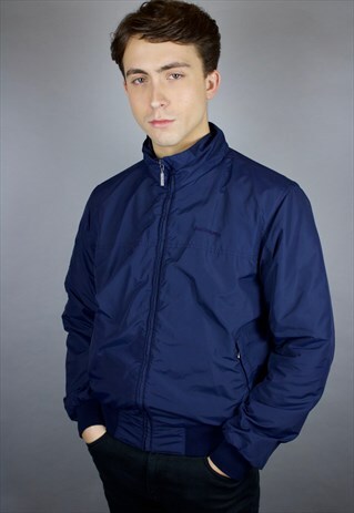 VINTAGE BEST COMPANY JACKET IN NAVY LIGHTWEIGHT COTTON
