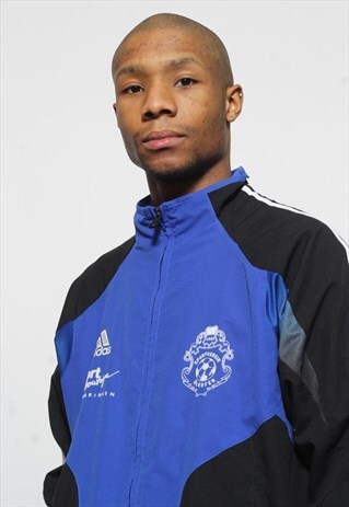 VINTAGE ADIDAS TRACK JACKET BLUE