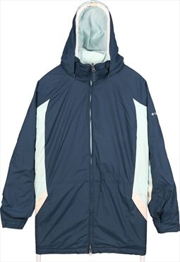 Vintage 90's Columbia Windbreaker Jacket Hooded Zip Up