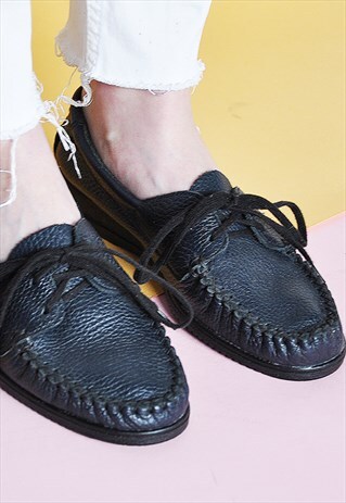 90S INDIGO OXFORD SHOES