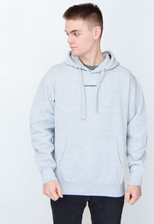 GREY DIFFERENT (GREEN) HOODIE