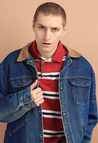 VINTAGE WRANGLER DENIM INSULATED JACKET