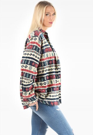 VINTAGE AZTEC FLANNEL SHIRT