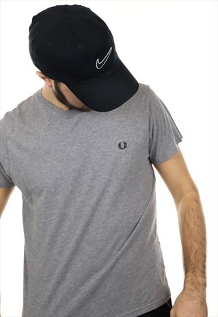 VINTAGE FRED PERRY T SHIRT GREY