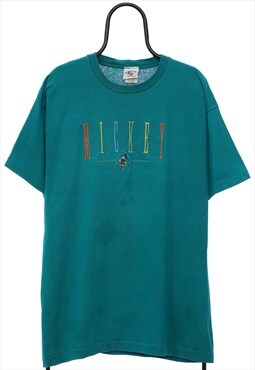 Vintage Disney 90s Spellout Single Stitch TShirt Womens