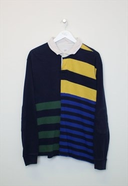 Vintage Gap rugby shirt in navy and multi. Best fits L