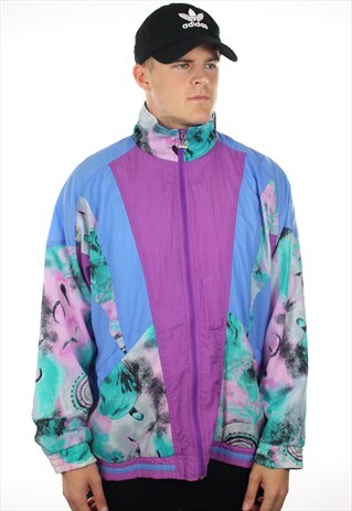 VINTAGE 90S FESTIVAL SKI WINDBREAKER JACKET