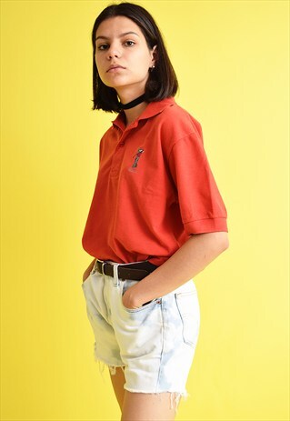 90'S RETRO ATHLEISURE VARSITY HUGO BOSS POLO JERSEY
